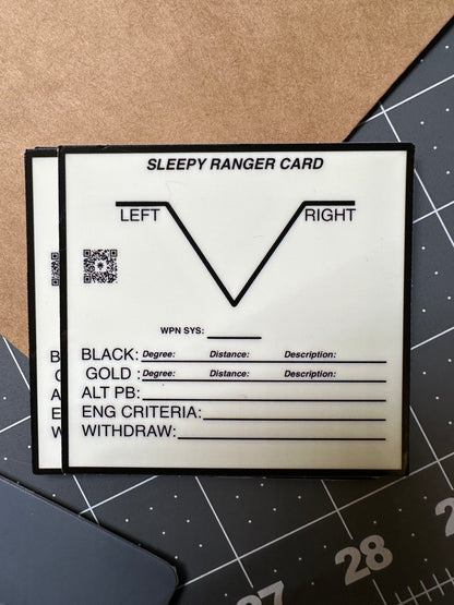 Sleepy Ranger Card